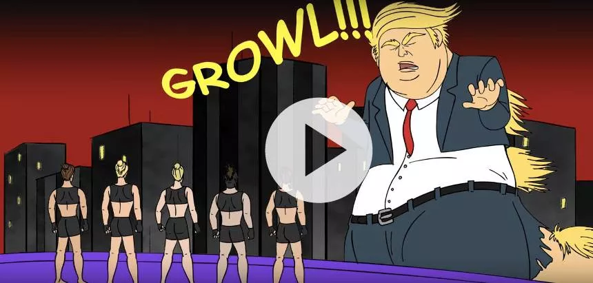 Se Puscifer-forsanger Maynard James Keenan kæmpe mod Trumpzilla i animeret video