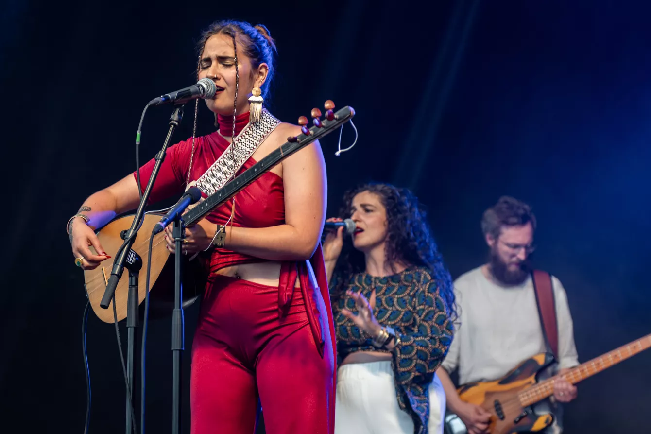 AySay-forsanger synger for Palæstina: "Det her er en palæstinensisk folkevise sunget af kvinder, der besøger deres slægtninge i fængslet"