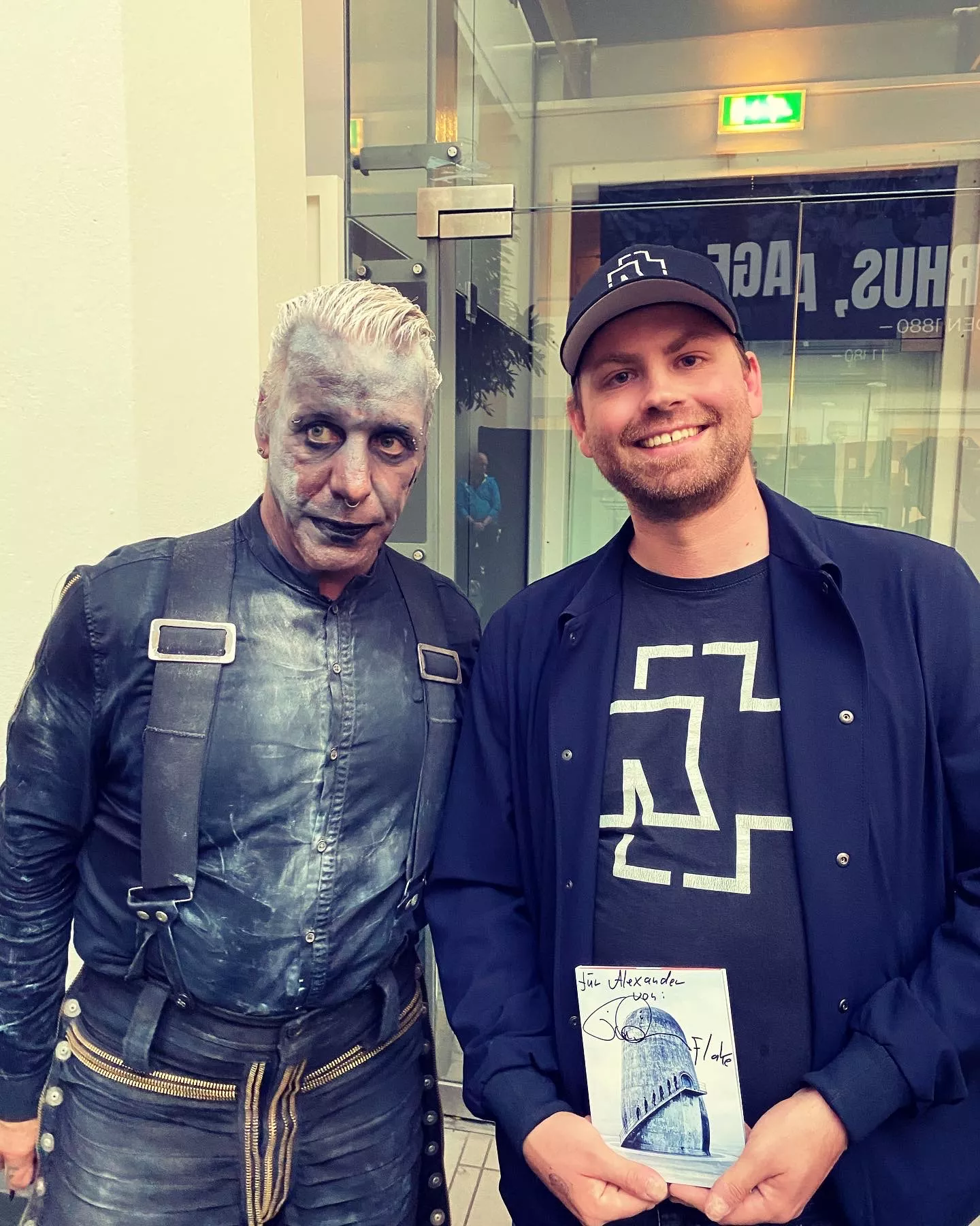 Till Lindemann (t.v.) og Alexander Hemstedt. Foto: Danny Uhlmann