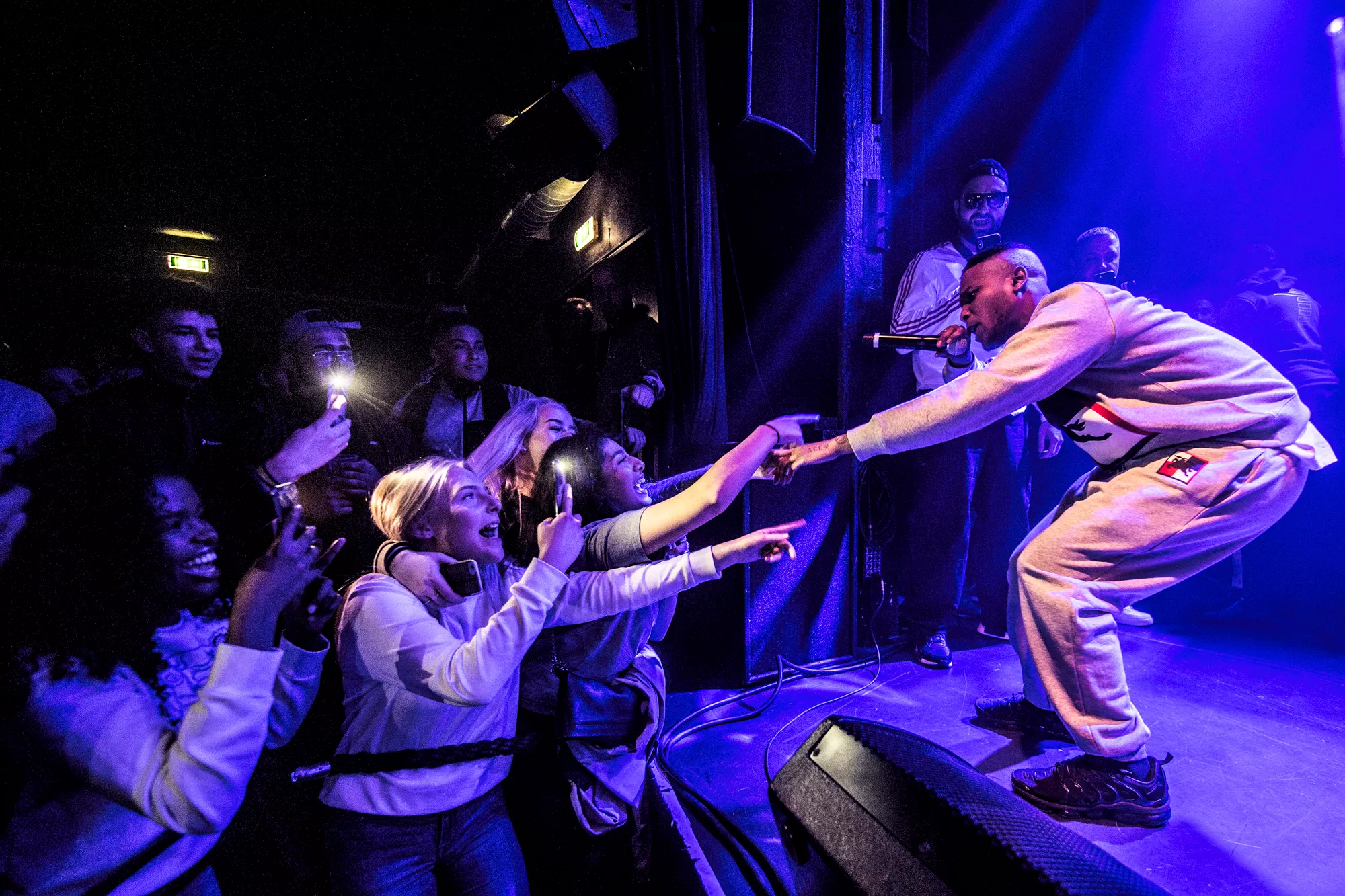 Shamarke Ali Omar, alias Jamaika, optræder på Train i Aarhus, marts 2019. Foto: Morten Rygaard
