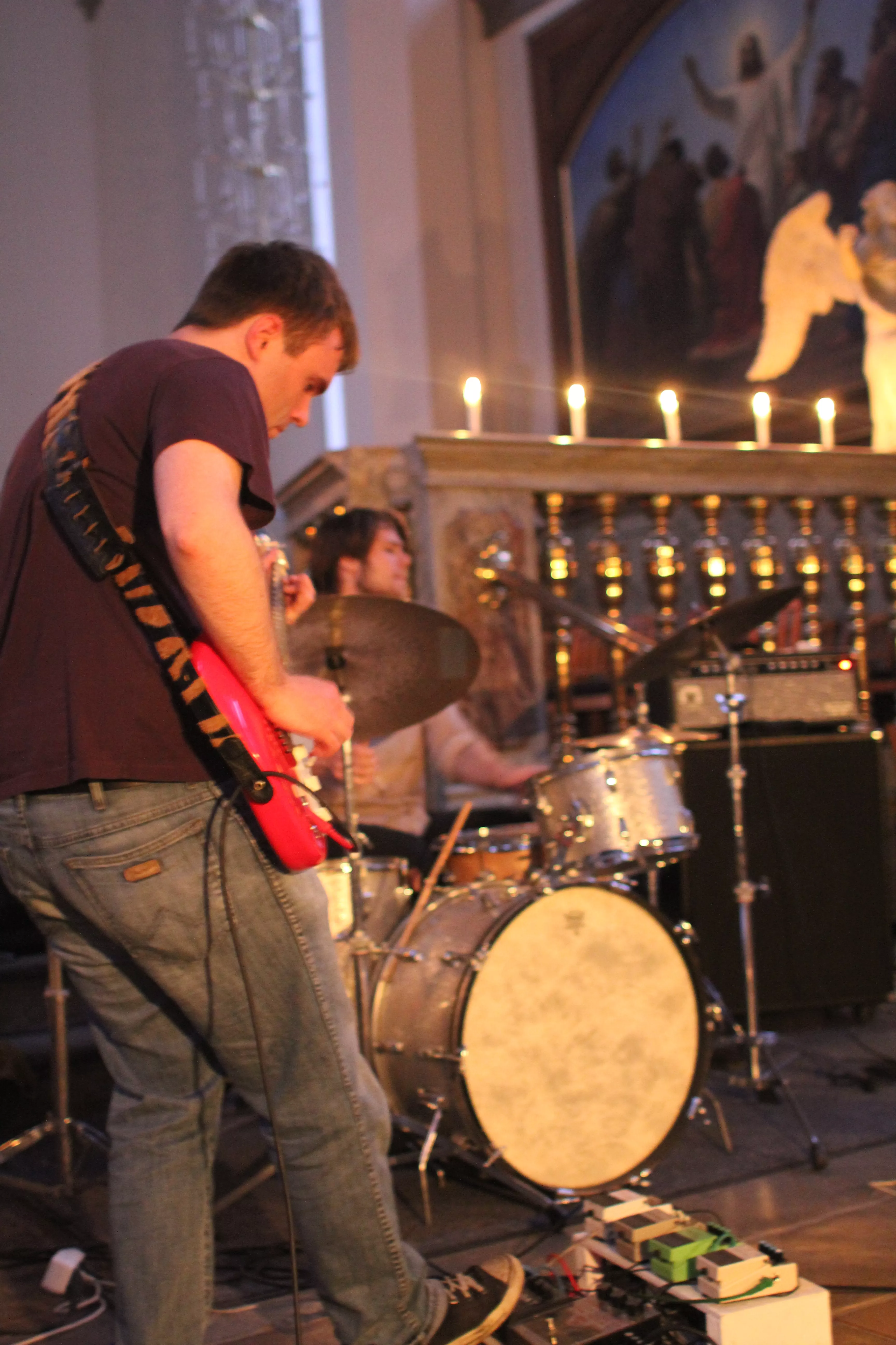 Støj og krautrock i Trinitatis Kirke