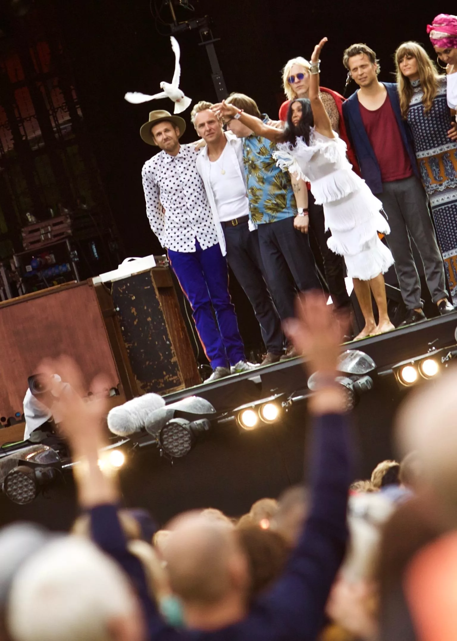 Fredsduen lettede over hjertegribende jubilæumskoncert