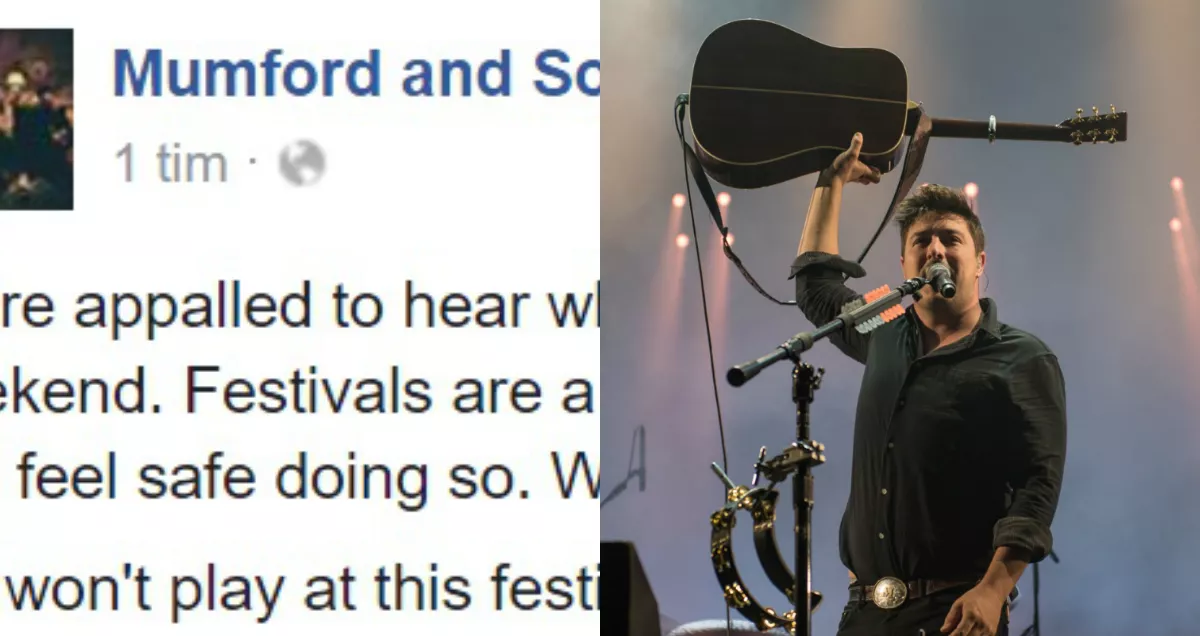 Efter våldtäkterna – Mumford & Sons bojkottar Bråvalla