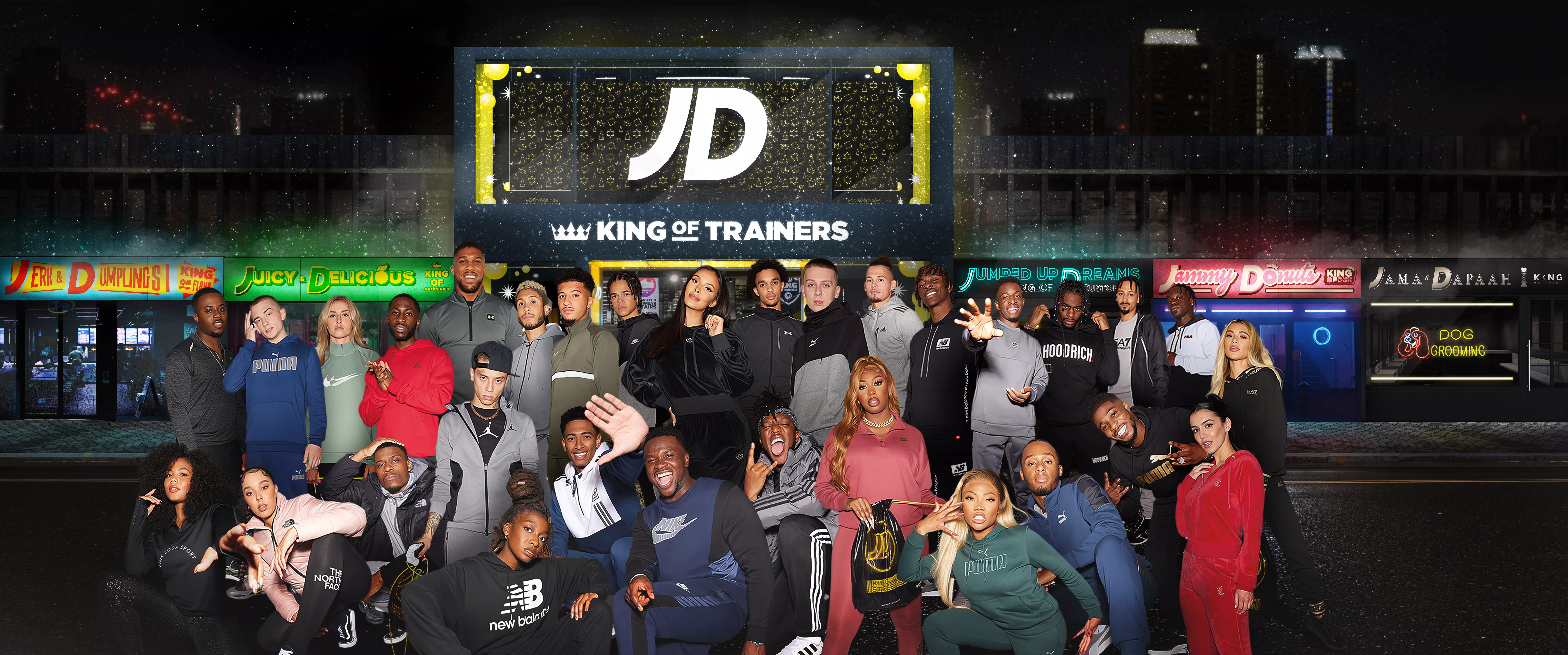 JD Sports afslører et stjernespækket lineup i sin julekampagne for ‘King of the Streets’