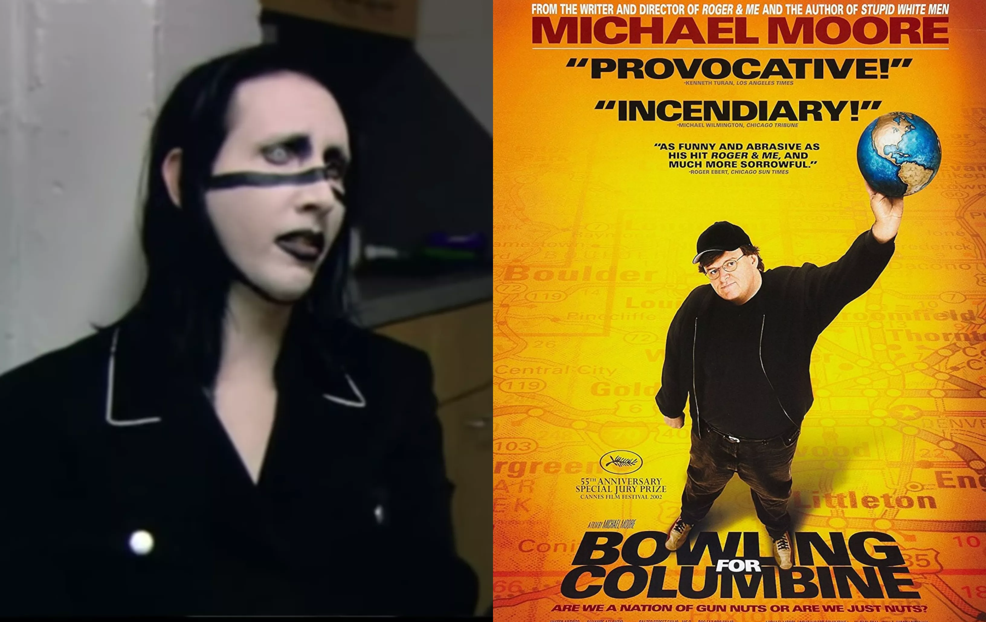 När Marilyn Manson beskylldes för en massaker – och svarade med slagfärdighet