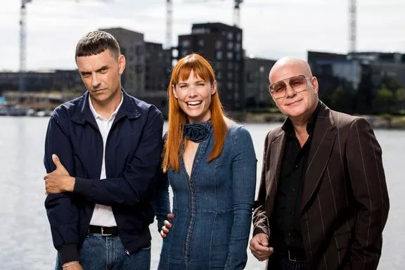 X Factor 2024: Simon Kvamm, Thomas Blachman og Nanna Øland Fabricius