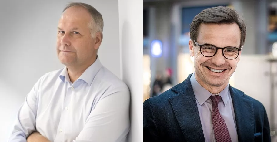 Jonas Sjöstedt driver med Ulf Kristersson – delar stagedive-klipp