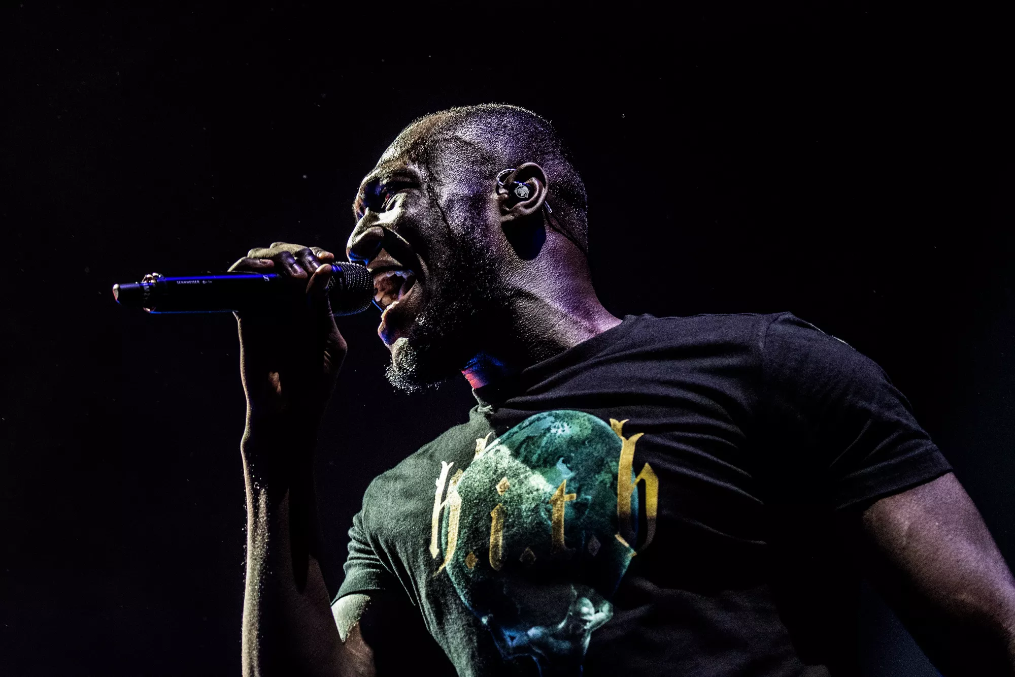 Publikum bar Stormzy gennem arenadebut