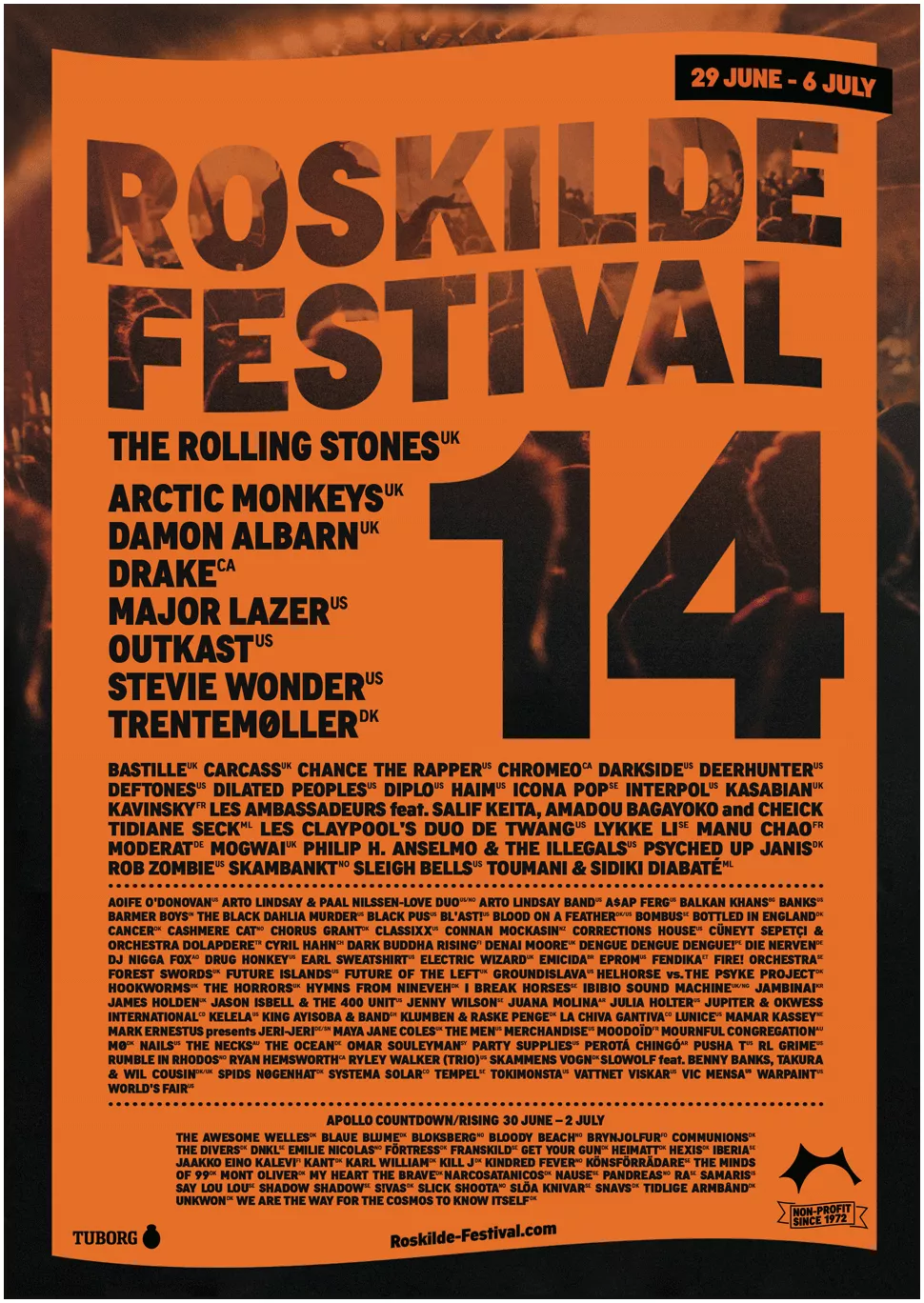 Se årets Roskilde-plakat