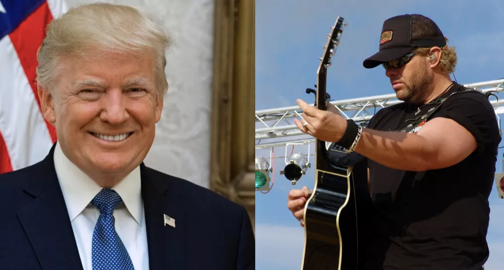 Mens Kongressen stemte om rigsretssag, uddelte Trump medaljer til countrystjerner