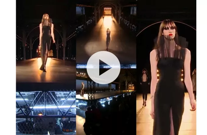 Se danske Felines lave musik til Saint Laurent-modeshow i Paris