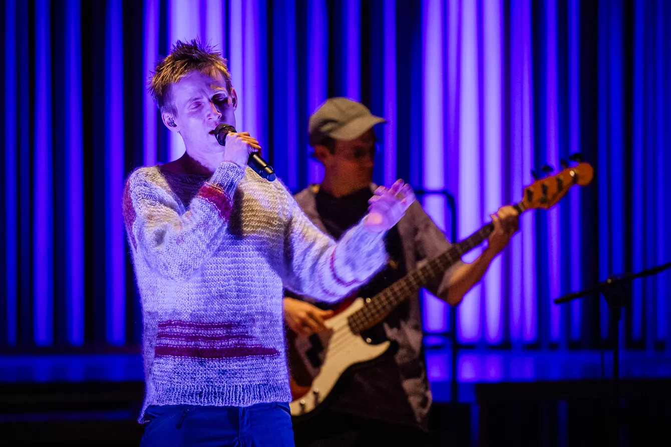 Guldimund på scenen i Aarhus, november 2023. Foto: Henrik Sørensen