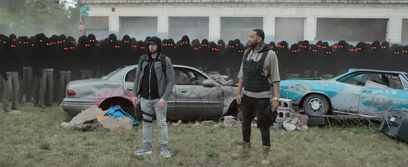 VIDEO: Eminem og Joyner Lucas i postapokalyptisk scenarie 