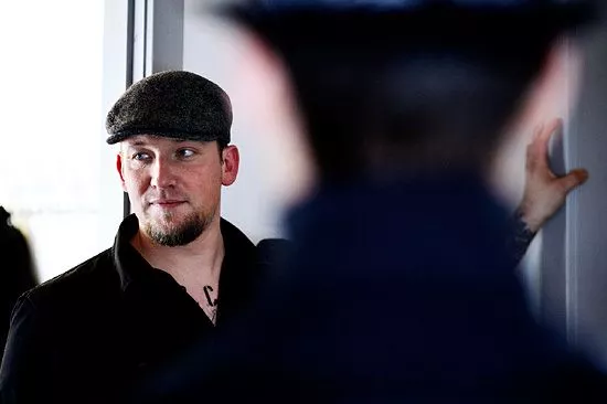 BAKSPEJLET: I studiet med Volbeat