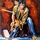 Rolling Stones-guitarist udstiller kunst i København