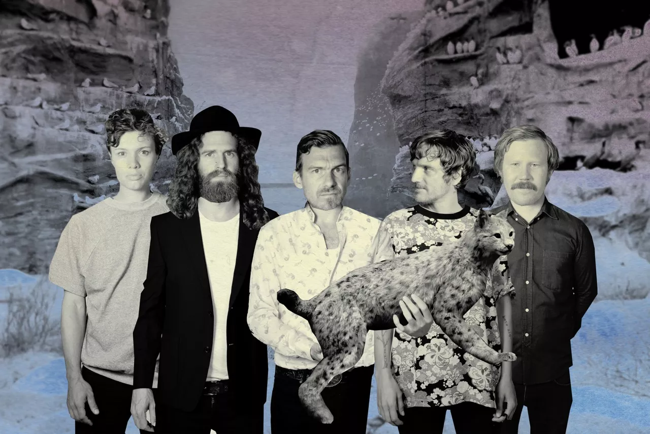 Det svenske indiebandet backer Father John Misty på «Skavlan»