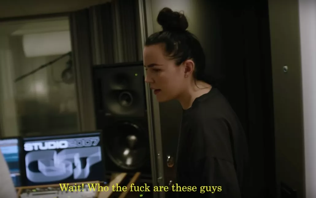 Miriam Bryant kastas ut från studion i Joel Ighes nya video