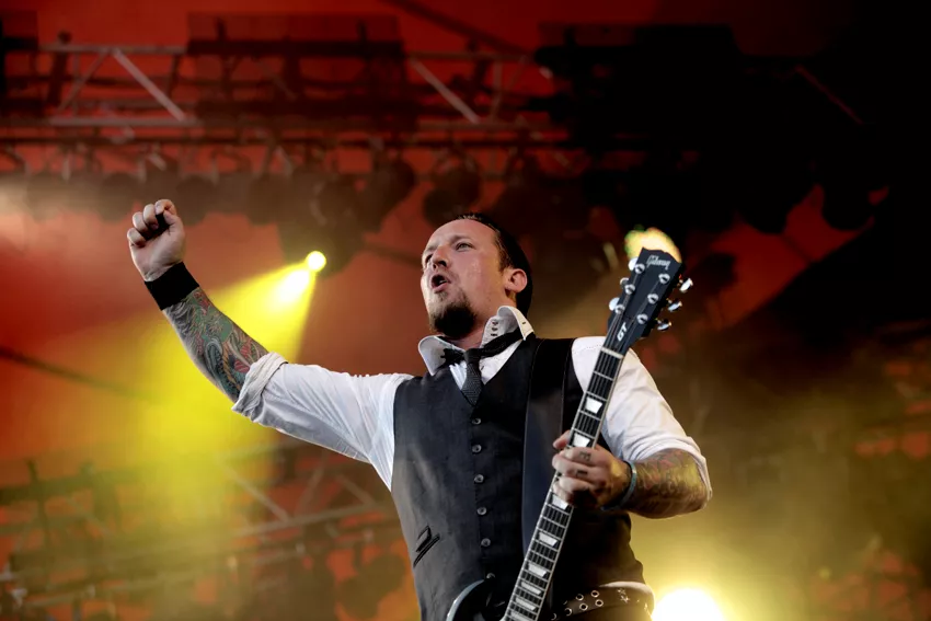 FOR 15 ÅR SIDEN: Da Volbeat væltede Orange Scene - med en særlig gæst