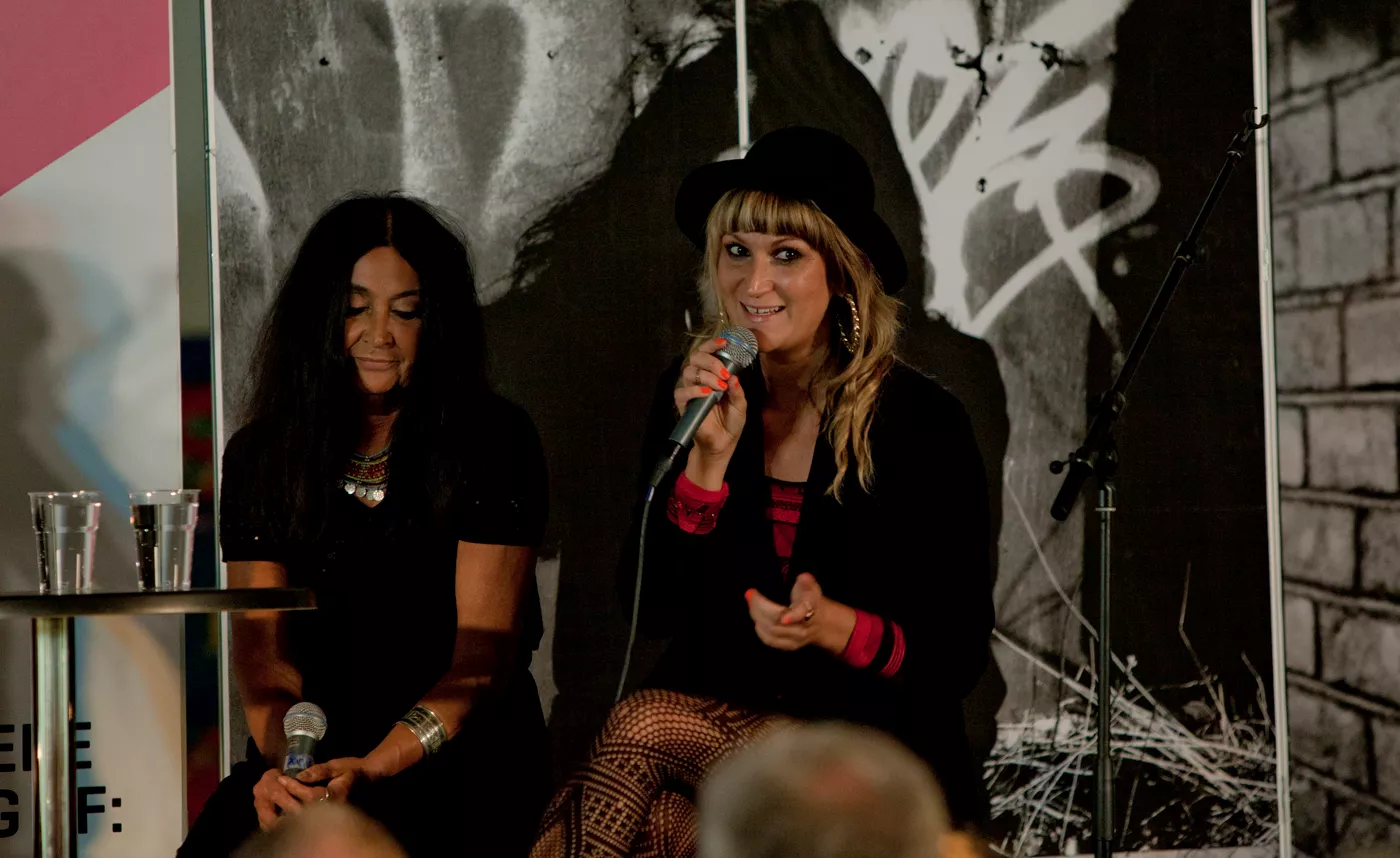 Annisette og Naja Rosa besøgte GAFFA Library Sessions