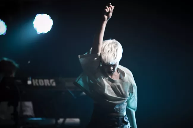 Robyn spiller i København i marts