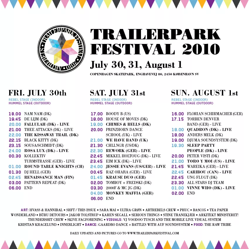 Trailerpark klar med spilleplan