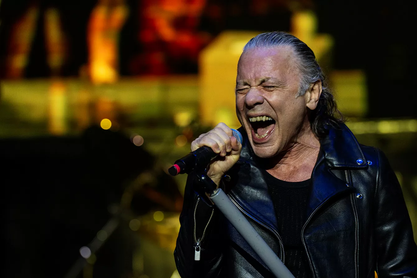 Iron Maiden var ett av banden som spelade på årets festival.